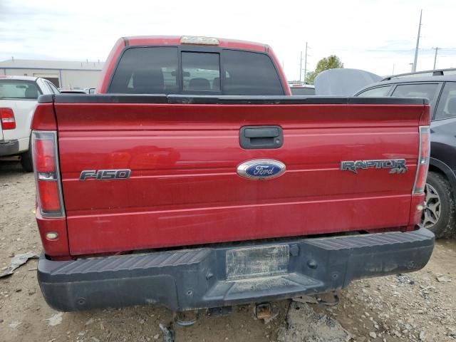 1FTFW1R67EFB59348 - 2014 FORD F150 SVT RAPTOR RED photo 6