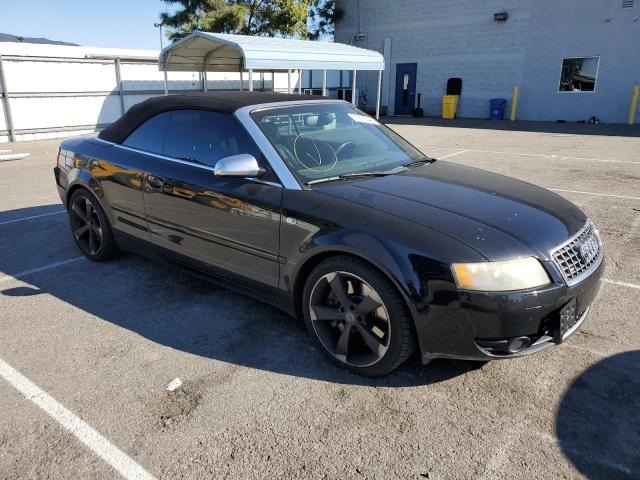 WUARL48H64K901239 - 2004 AUDI S4 QUATTRO CABRIOLET BLACK photo 4