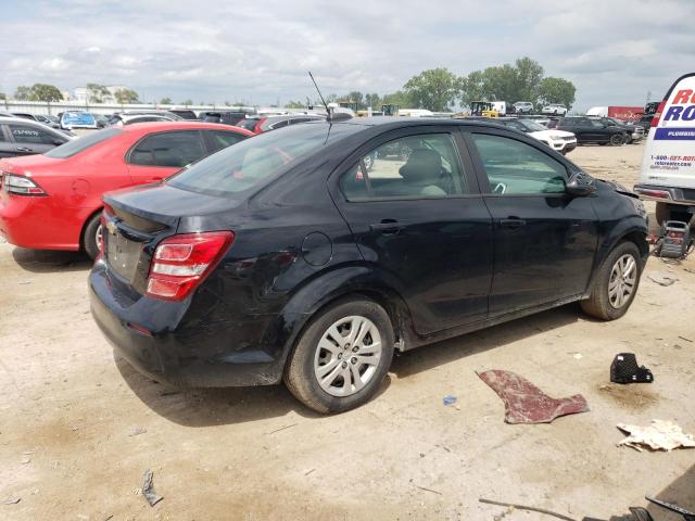 1G1JB5SH3H4126493 - 2017 CHEVROLET SONIC LS BLACK photo 3