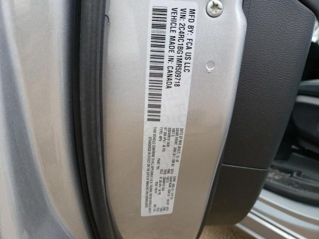 2C4RC1BG1MR509718 - 2021 CHRYSLER PACIFICA TOURING L ვერცხლისფერი ფოტო 13