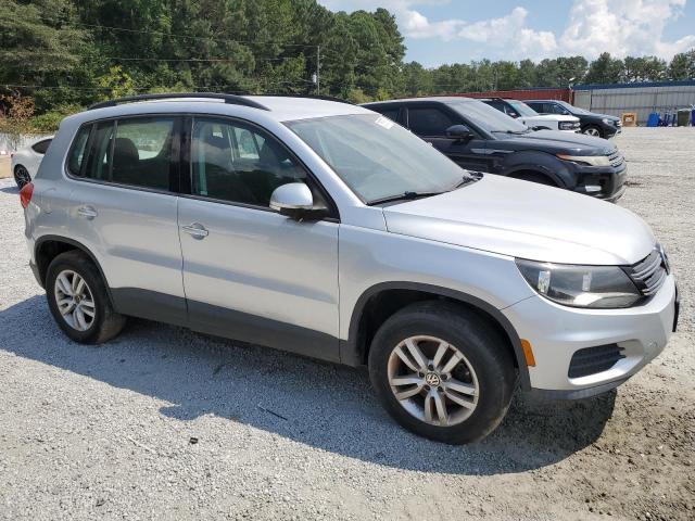 WVGBV7AX2GW529628 - 2016 VOLKSWAGEN TIGUAN S SILVER photo 4