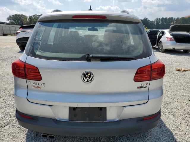 WVGBV7AX2GW529628 - 2016 VOLKSWAGEN TIGUAN S SILVER photo 6