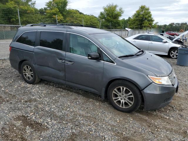 5FNRL5H63CB066214 - 2012 HONDA ODYSSEY EXL GRAY photo 4