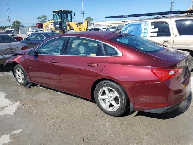 1G1ZB5STXGF186183 - 2016 CHEVROLET MALIBU LS BURGUNDY photo 2