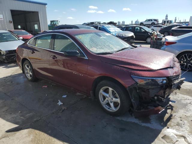 1G1ZB5STXGF186183 - 2016 CHEVROLET MALIBU LS BURGUNDY photo 4