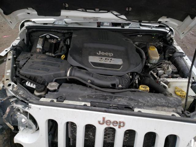 1C4AJWBGXDL633110 - 2013 JEEP WRANGLER SAHARA WHITE photo 11