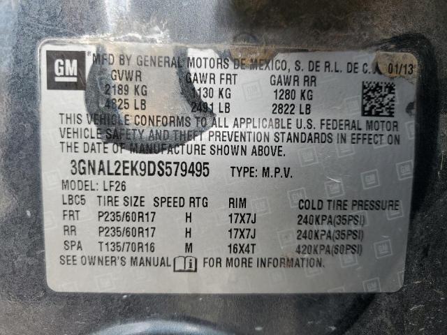 3GNAL2EK9DS579495 - 2013 CHEVROLET CAPTIVA LS 石墨色 照片 13