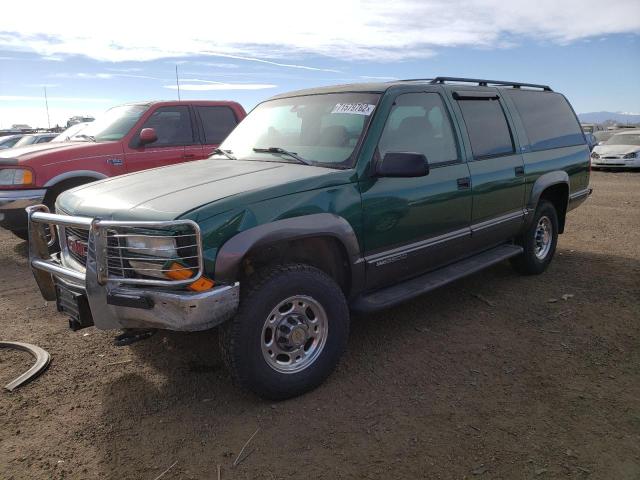 1GKGK26J4XJ746738 - 1999 GMC SUBURBAN K2500 GREEN photo 1