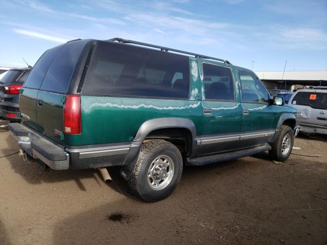 1GKGK26J4XJ746738 - 1999 GMC SUBURBAN K2500 GREEN photo 3