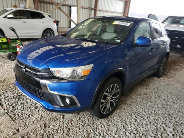 JA4AP4AU3KU008270 - 2019 MITSUBISHI OUTLANDER SE BLUE photo 1