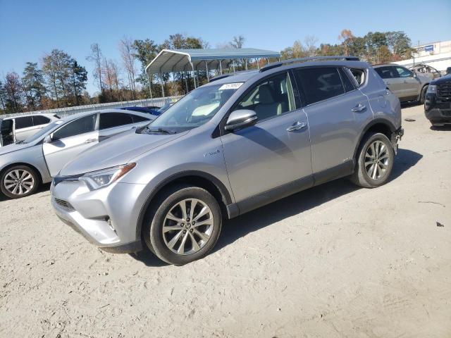 JTMDJREV2HD153152 - 2017 TOYOTA RAV4 HV LIMITED SILVER photo 1