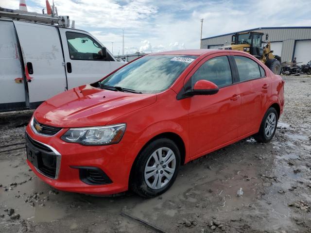 1G1JB5SH3H4167268 - 2017 CHEVROLET SONIC LS RED photo 1