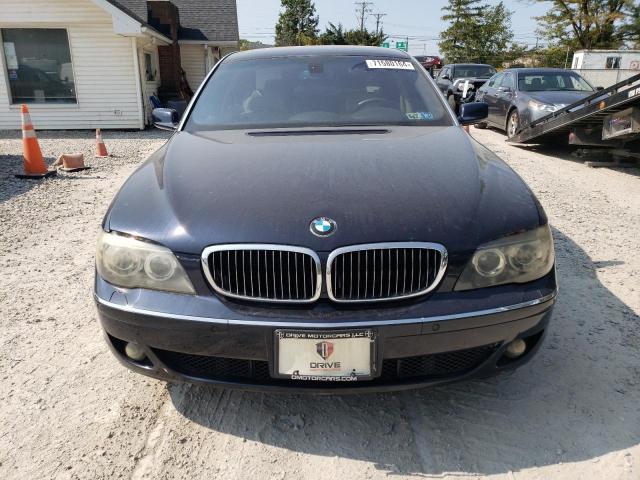 WBAHN83528DT79871 - 2008 BMW 750 LI BLUE photo 5