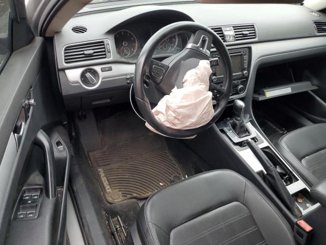 1VWBM7A37CC086907 - 2012 VOLKSWAGEN PASSAT SE GRAY photo 8