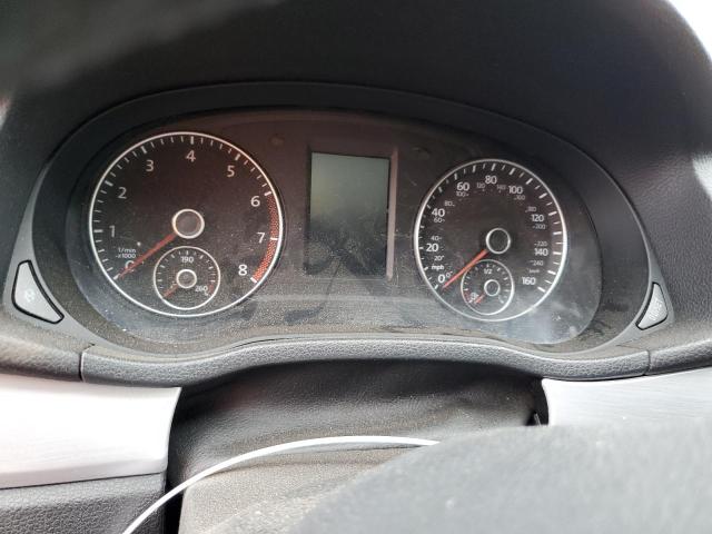 1VWBM7A37CC086907 - 2012 VOLKSWAGEN PASSAT SE GRAY photo 9