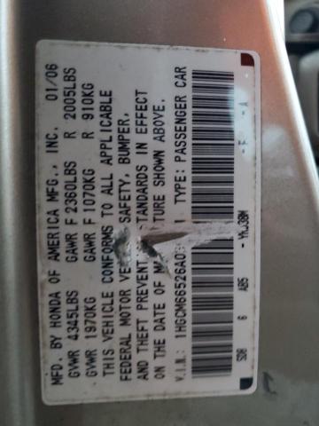 1HGCM66526A036851 - 2006 HONDA ACCORD EX TAN photo 12