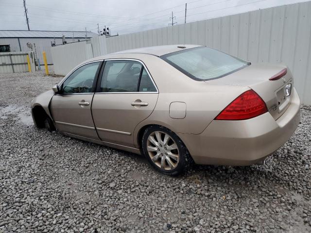 1HGCM66526A036851 - 2006 HONDA ACCORD EX TAN photo 2
