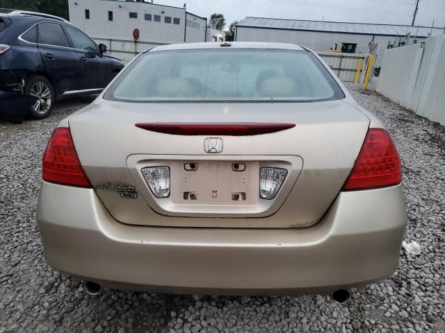 1HGCM66526A036851 - 2006 HONDA ACCORD EX TAN photo 6