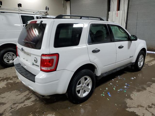 1FMCU5K39BKB48818 - 2011 FORD ESCAPE HYBRID WHITE photo 3