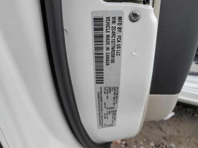 2C4RC1S77NR208100 - 2022 CHRYSLER PACIFICA HYBRID LIMITED WHITE photo 13