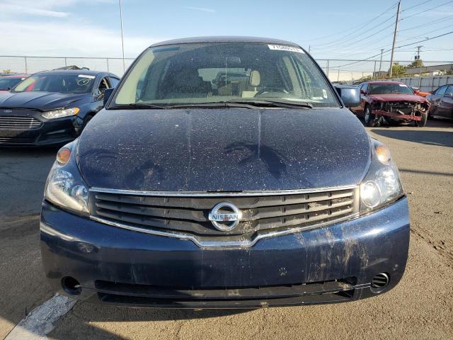 5N1BV28U58N115135 - 2008 NISSAN QUEST S BLUE photo 5