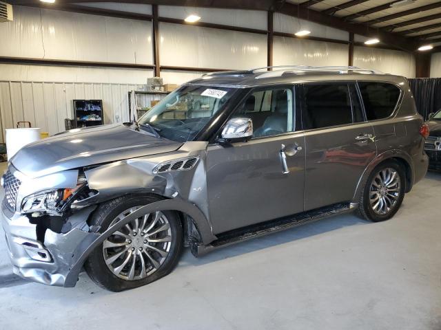 JN8AZ2ND8G9801142 - 2016 INFINITI QX80 GRAY photo 1