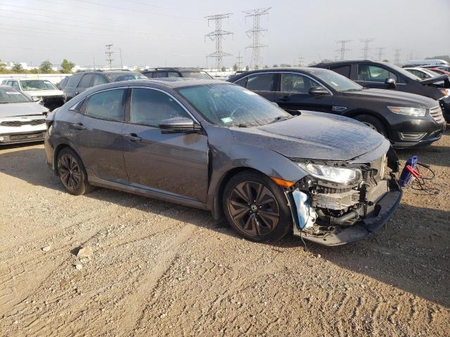 SHHFK7H56HU206786 - 2017 HONDA CIVIC EX GRAY photo 4