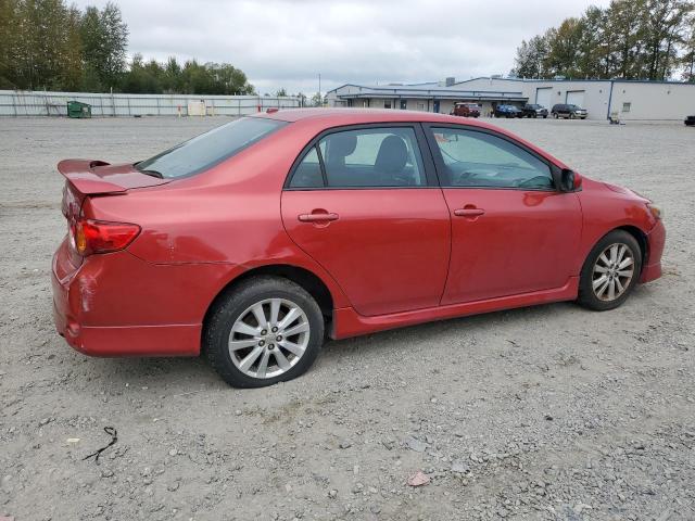 2T1BU4EE3AC419881 - 2010 TOYOTA COROLLA BASE RED photo 3