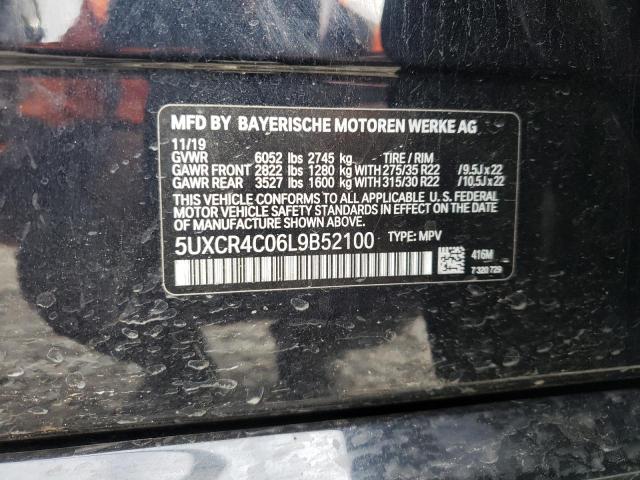 5UXCR4C06L9B52100 - 2020 BMW X5 SDRIVE 40I BLUE photo 12