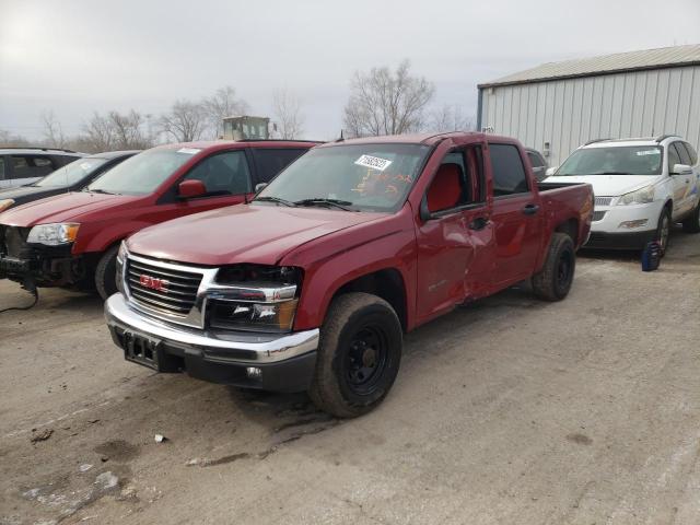 1GTCS136058217120 - 2005 GMC CANYON BURGUNDY photo 1