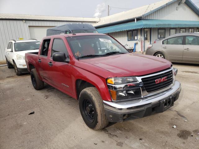 1GTCS136058217120 - 2005 GMC CANYON BURGUNDY photo 4