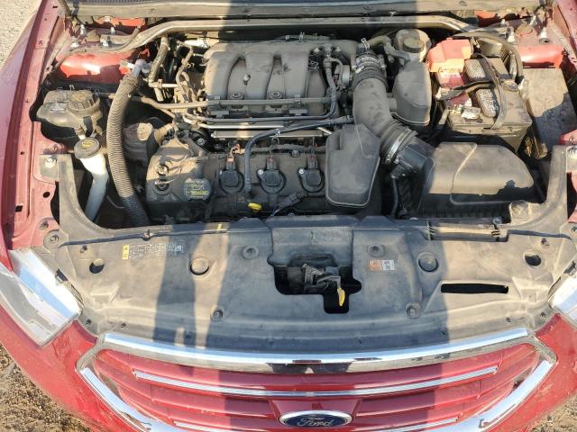 1FAHP2F83EG131385 - 2014 FORD TAURUS LIMITED RED photo 11