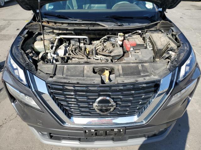 5N1AT3BB2MC696162 - 2021 NISSAN ROGUE SV GRAY photo 12