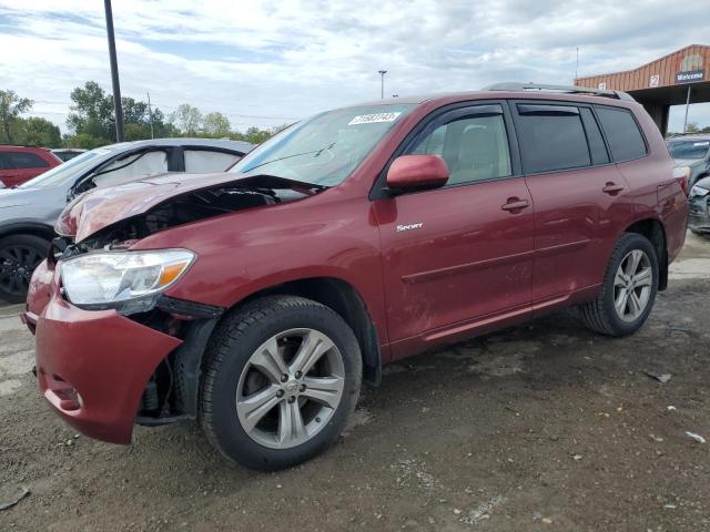 JTEDS43A292091177 - 2009 TOYOTA HIGHLANDER SPORT RED photo 1