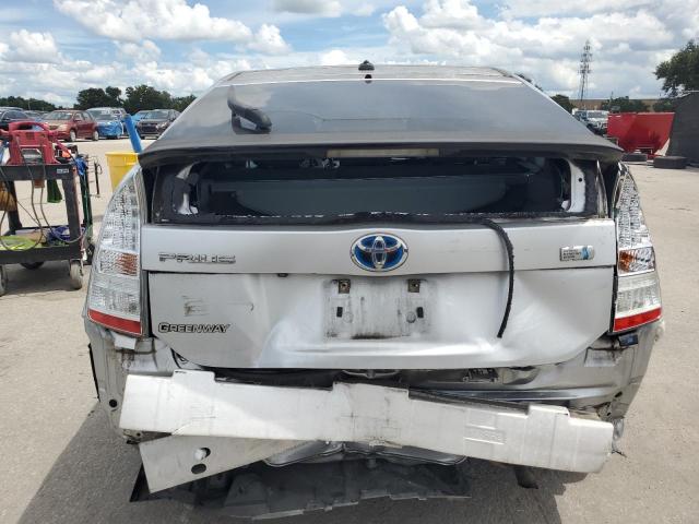 JTDKN3DU3A0092327 - 2010 TOYOTA PRIUS Argent photo 6
