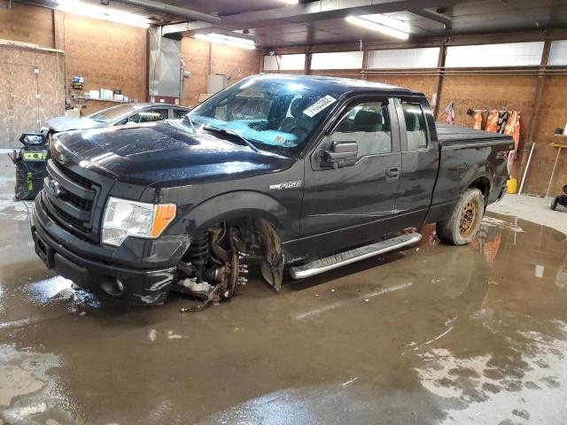 1FTFX1EF2EFA66062 - 2014 FORD F150 SUPER CAB BLACK photo 1