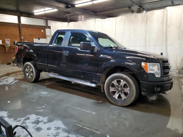 1FTFX1EF2EFA66062 - 2014 FORD F150 SUPER CAB BLACK photo 4