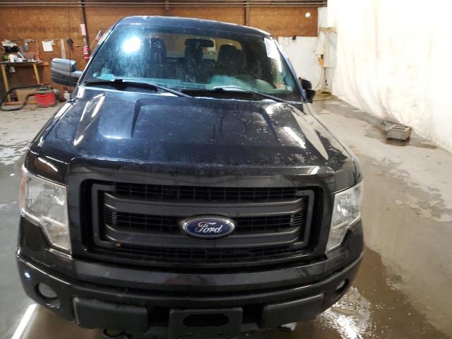 1FTFX1EF2EFA66062 - 2014 FORD F150 SUPER CAB BLACK photo 5