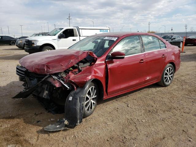 3VWB67AJ9HM229788 - 2017 VOLKSWAGEN JETTA SE BURGUNDY photo 1