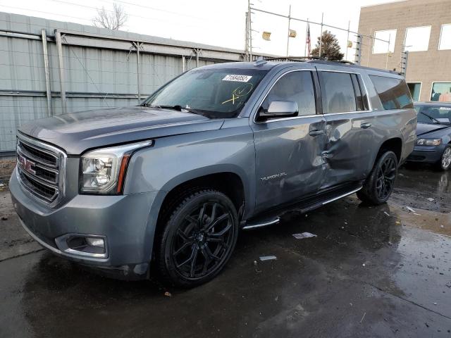 1GKS2GKC1KR240406 - 2019 GMC YUKON XL K1500 SLT BLUE photo 1