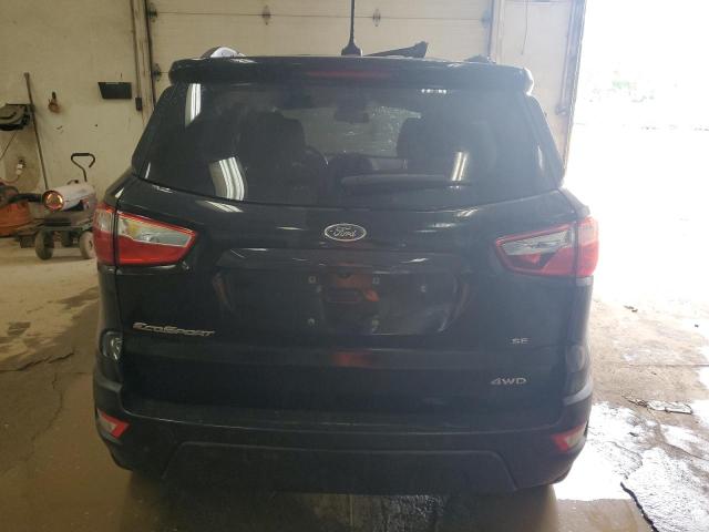 MAJ6P1UL9JC182867 - 2018 FORD ECOSPORT SE BLACK photo 6