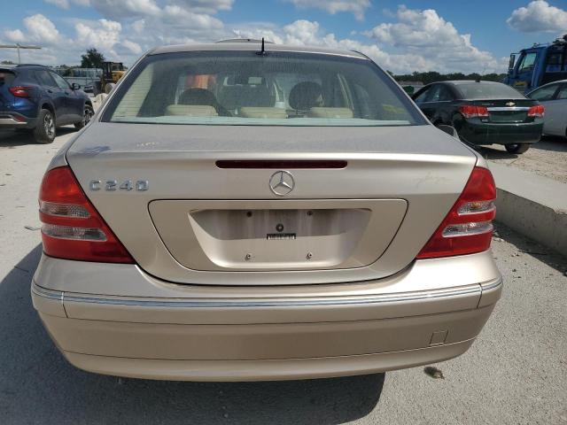 WDBRF61J62F274785 - 2002 MERCEDES-BENZ C 240 TAN photo 6