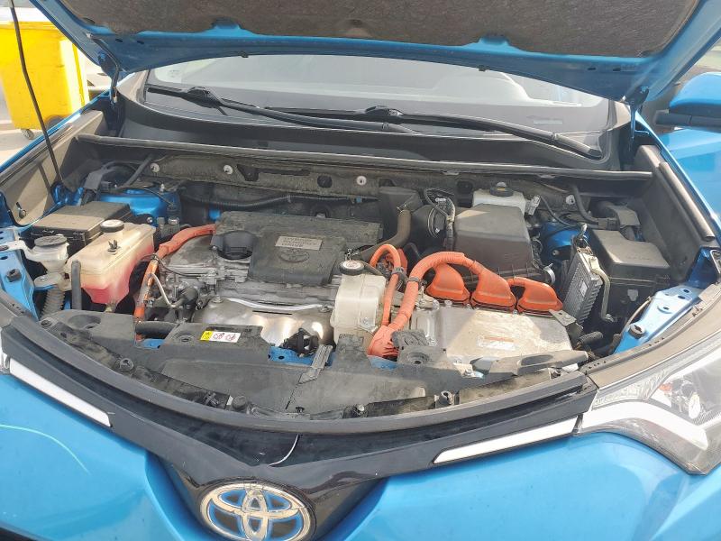 JTMRJREV7JD216077 - 2018 TOYOTA RAV4 HV LE BLUE photo 12