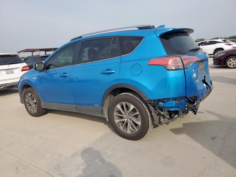 JTMRJREV7JD216077 - 2018 TOYOTA RAV4 HV LE BLUE photo 2