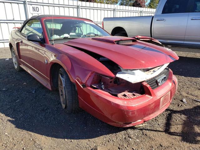 1FAFP45X94F113411 - 2004 FORD MUSTANG GT RED photo 4