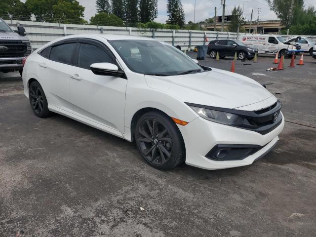19XFC2F85KE015825 - 2019 HONDA CIVIC SPORT თეთრი ფოტო 4