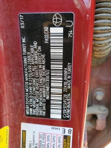 NMTKHMBXXJR007022 - 2018 TOYOTA C-HR XLE Tünd qırmızı foto 12