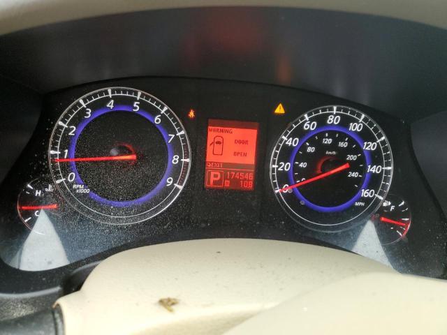 JNKAJ09F18M352001 - 2008 INFINITI EX35 BASE თაფლისფერი ფოტო 9