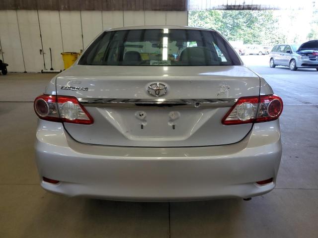 2T1BU4EE5DC958572 - 2013 TOYOTA COROLLA BASE SILVER photo 6