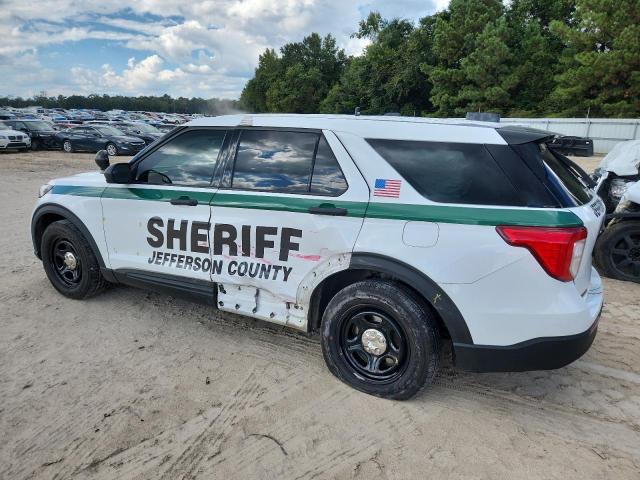 1FM5K8AB0NGB00818 - 2022 FORD EXPLORER POLICE INTERCEPTOR Սպիտակ լուսանկար 2